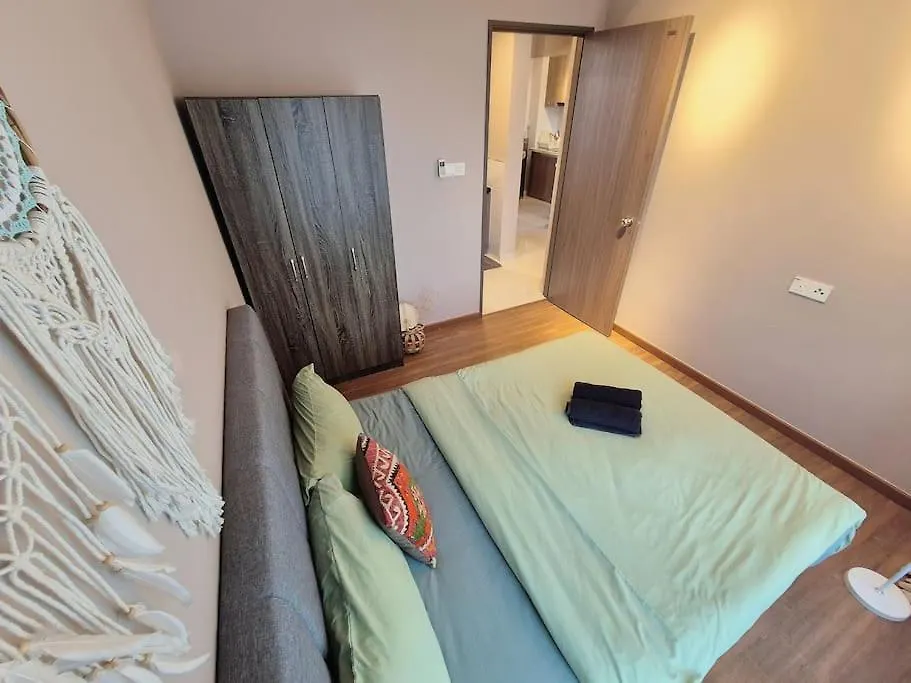 Serene And Peaceful 2 Bedrooms 3 Pax - 10 Min To Ciq Johor Bahru