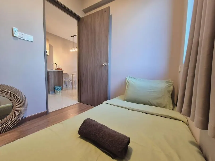 Serene And Peaceful 2 Bedrooms 3 Pax - 10 Min To Ciq Johor Bahru 0*,