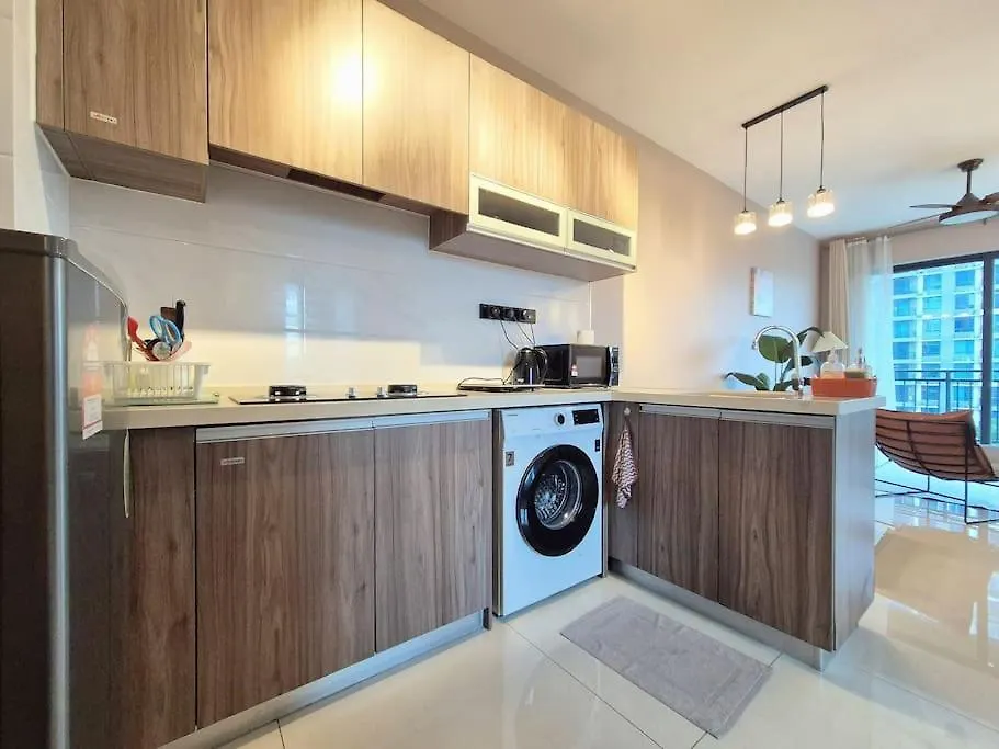 Apartment Serene And Peaceful 2 Bedrooms 3 Pax - 10 Min To Ciq Johor Bahru